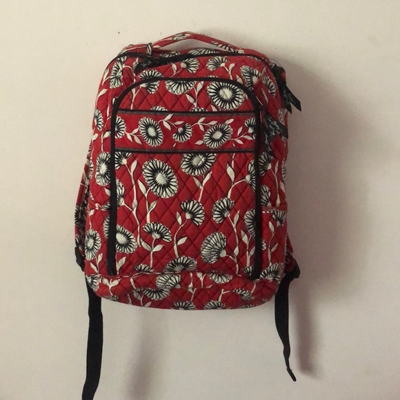 Vera Bradley Handbags - Vera Bradley Sunflower Red Backpack.